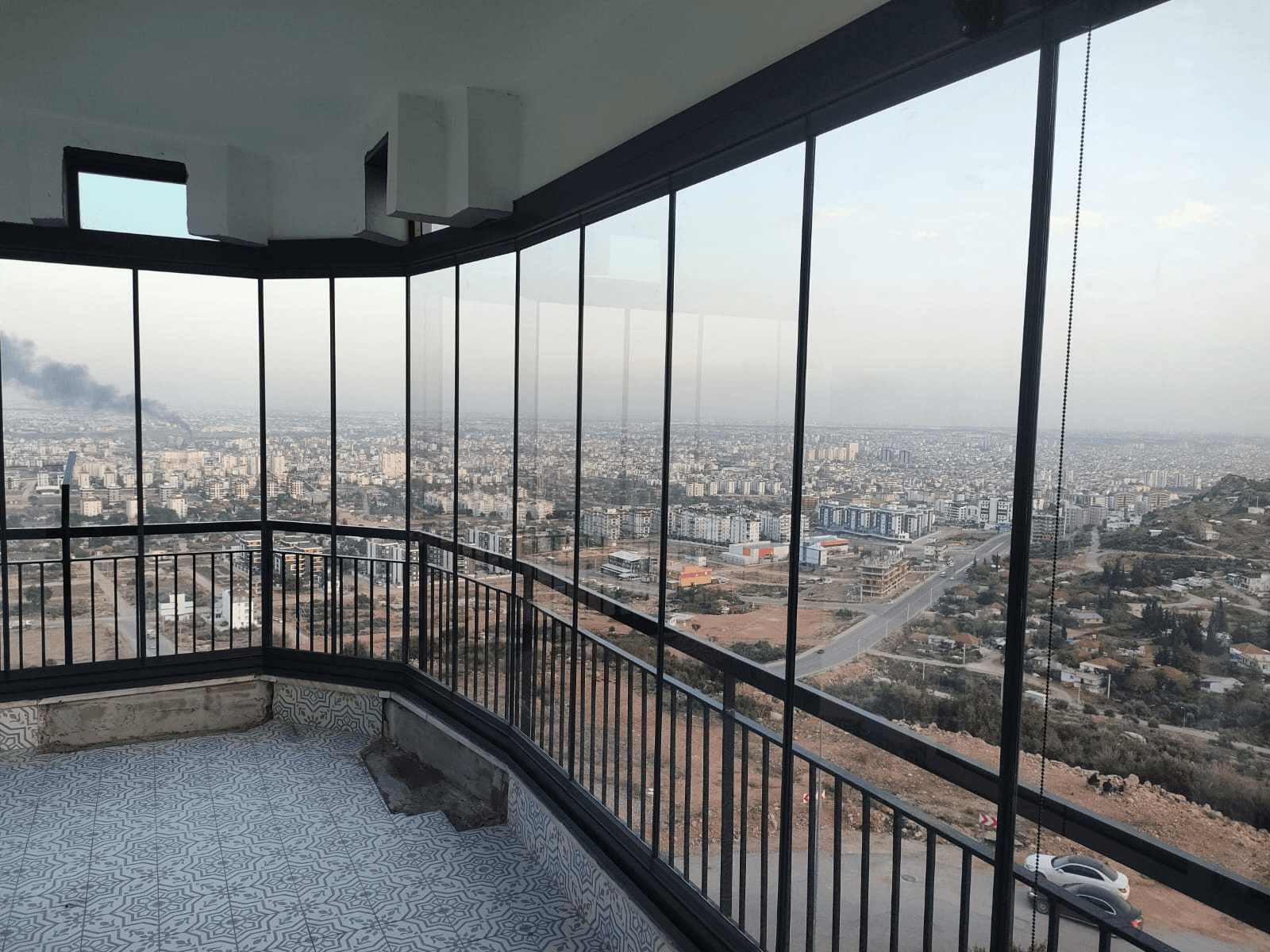 SONRA — cam balkon montajı sonrası